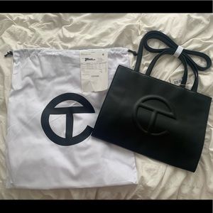 Telfar Medium Bag in Black - NWT and Receipt